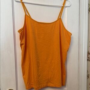 🧡 Orange Spaghetti Strap Top Sz XXL